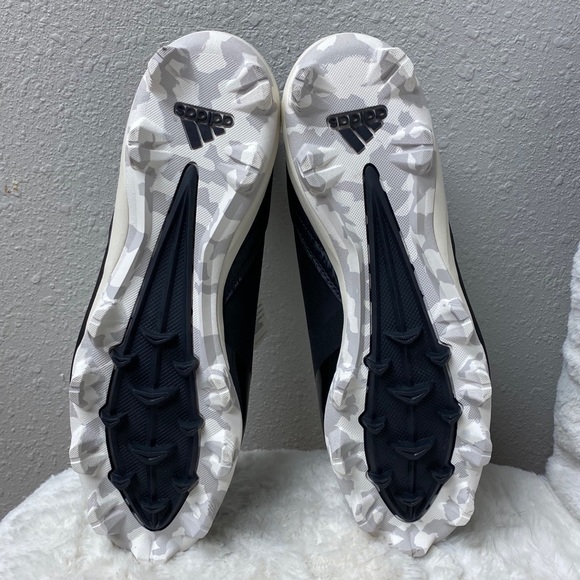 ADIDAS ICON 4 BASEBALL CLEATS MOLDED Sz 13 BLACK - Picture 5 of 7